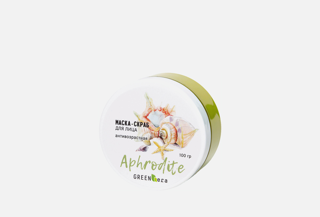 Изображение товара Маска-скраб GreenEra Афродита для лица антивозрастная 100 мл