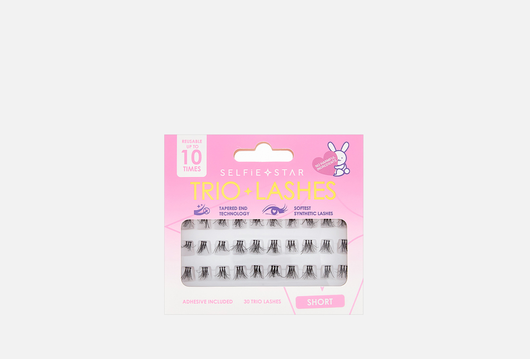 Изображение товара Накладные пучки для ресниц Selfie Star Короткие SSTLS01