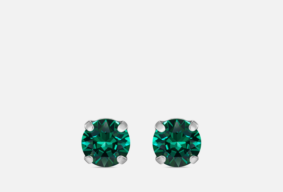 серьги STARCULT emerald 8 