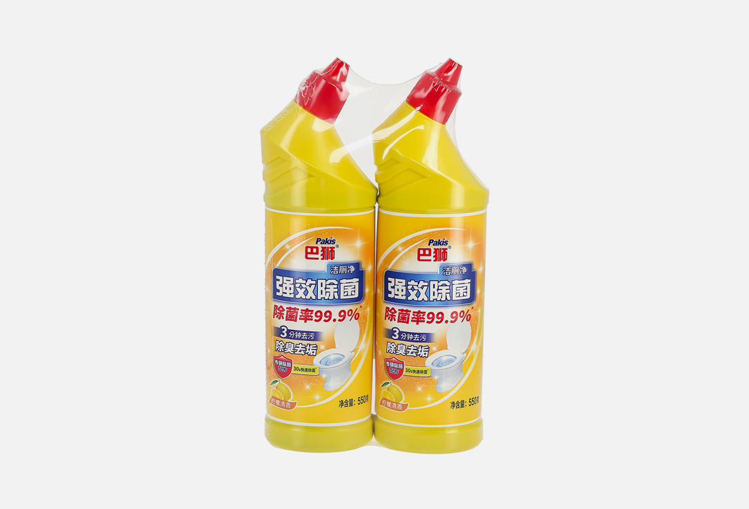Чистящее средство для туалета PAKIS Lemon scent 550 мл