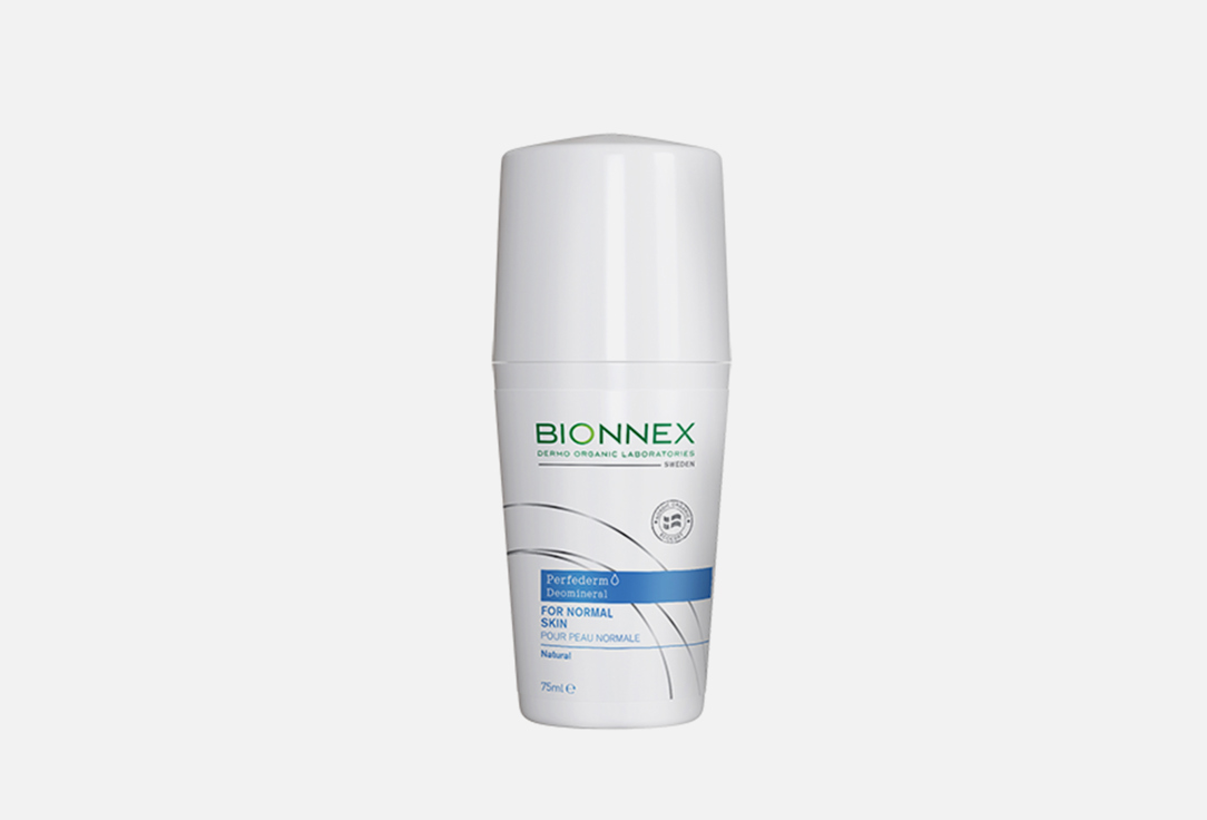 Минеральный дезодорант для тела BIONNEX DEOMINERAL ROLL ON FOR NORMAL SKIN 75 мл miracle glow skin lightening roll on 90g