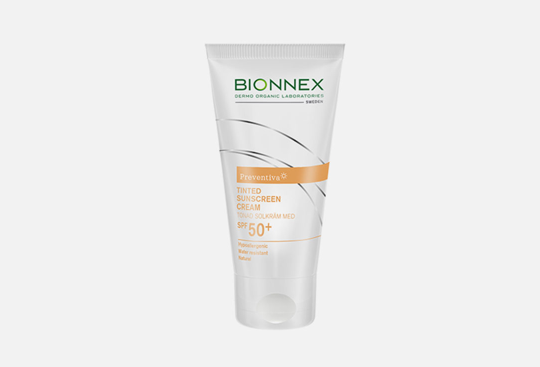 Тонирующий крем для лица SPF 50+ BIONNEX TINTED SUNSCREEN CREAM 50 мл eucerin sunscreen cream spf50 tinted cc medium 50ml
