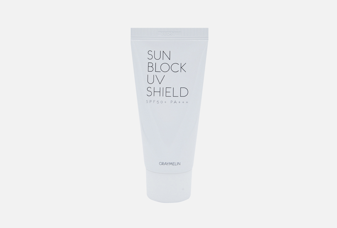 Солнцезащитный крем для лица SPF 50+ GRAYMELIN Sun Block UV Shield 50 мл легкий солнцезащитный крем для лица uv capture plus pure mild sun cream spf50 pa 50мл