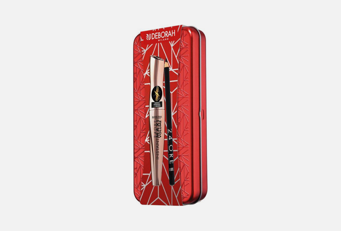 

Подарочный набор N.06 DEBORAH MILANO, :Тушь для ресниц INSTANT MAXI VOLUME WITH CERAMIDES + Карандаш для глаз 24ORE EYEPENCIL 2 шт