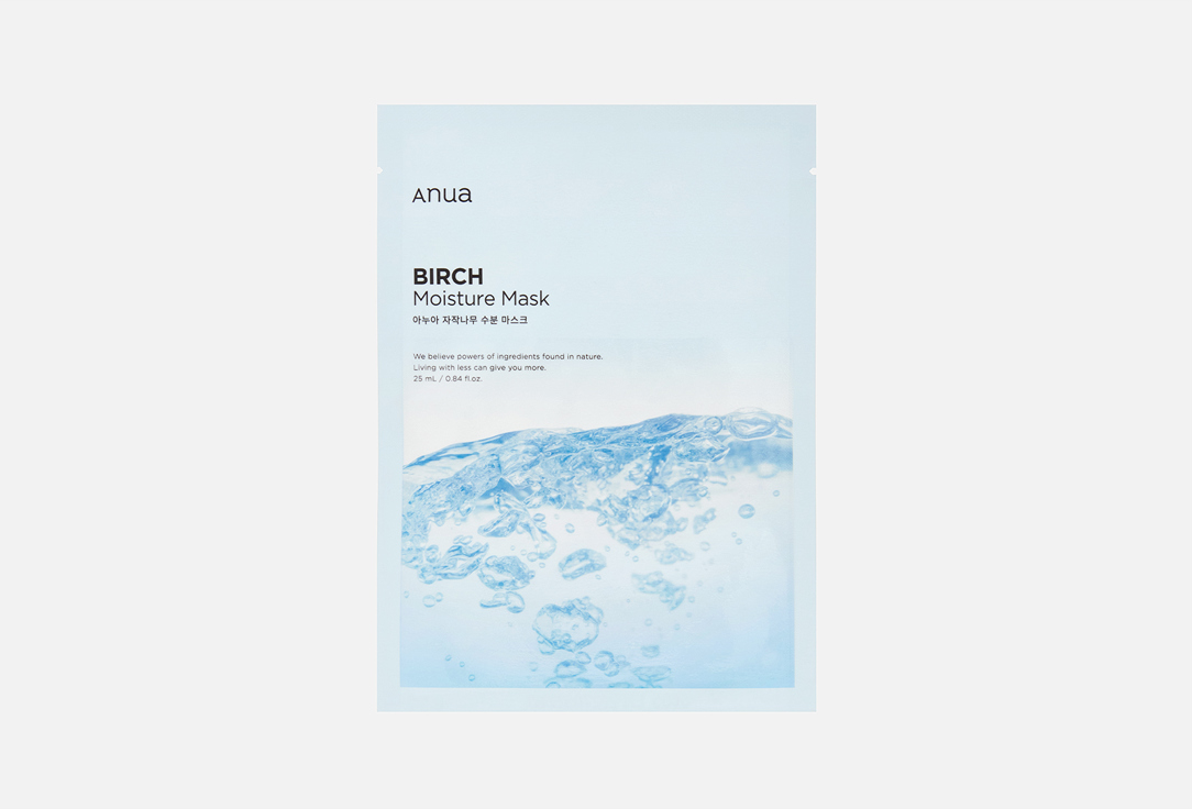 Увлажняющая тканевая маска для лица ANUA BIRCH MOISTURE SHEET 1 шт