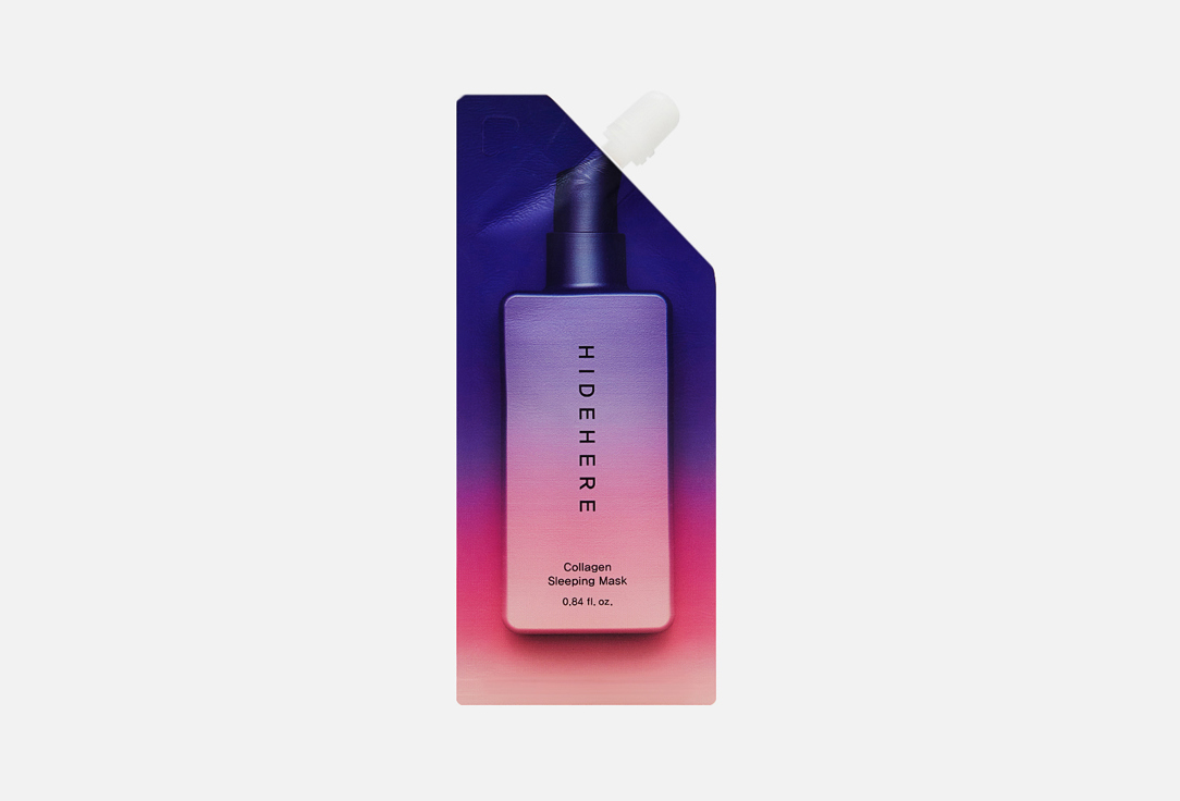 

ночная увлажняющая Маска для лица HIDEHERE, Collagen 25 мл