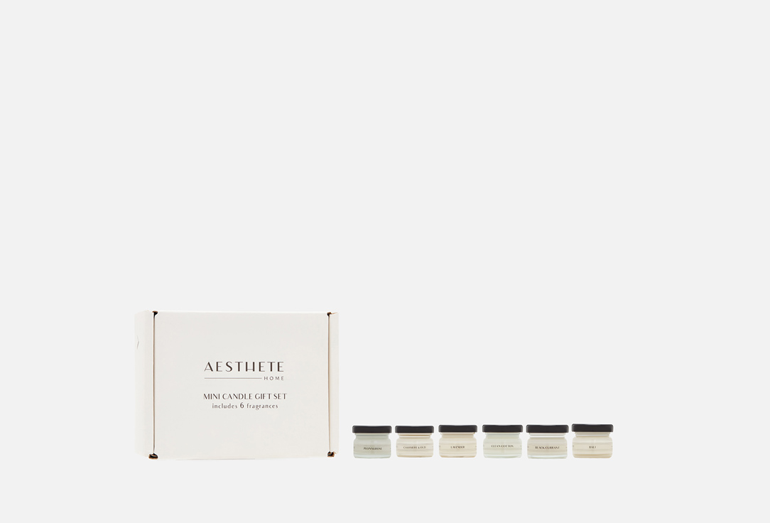 Изображение товара Подарочный набор ароматических свечей AESTHETE home FLORAL FRAGRANCES