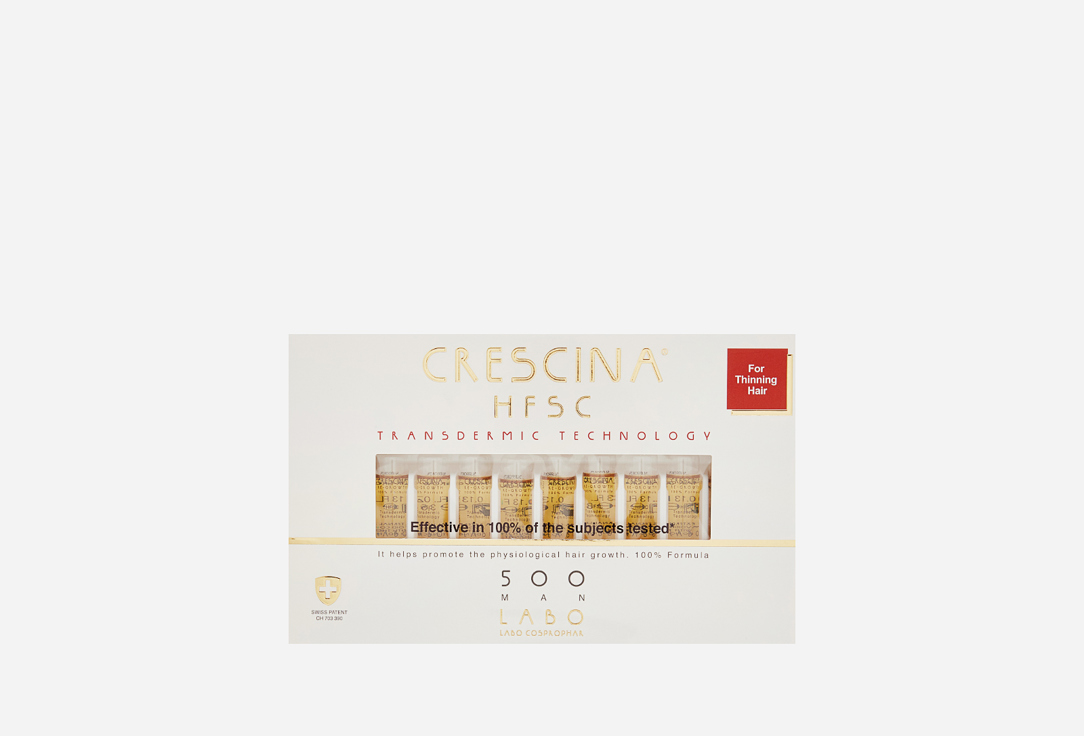 Изображение товара Ампулы для роста волос Crescina Transdermic Re-Growth 500 Man