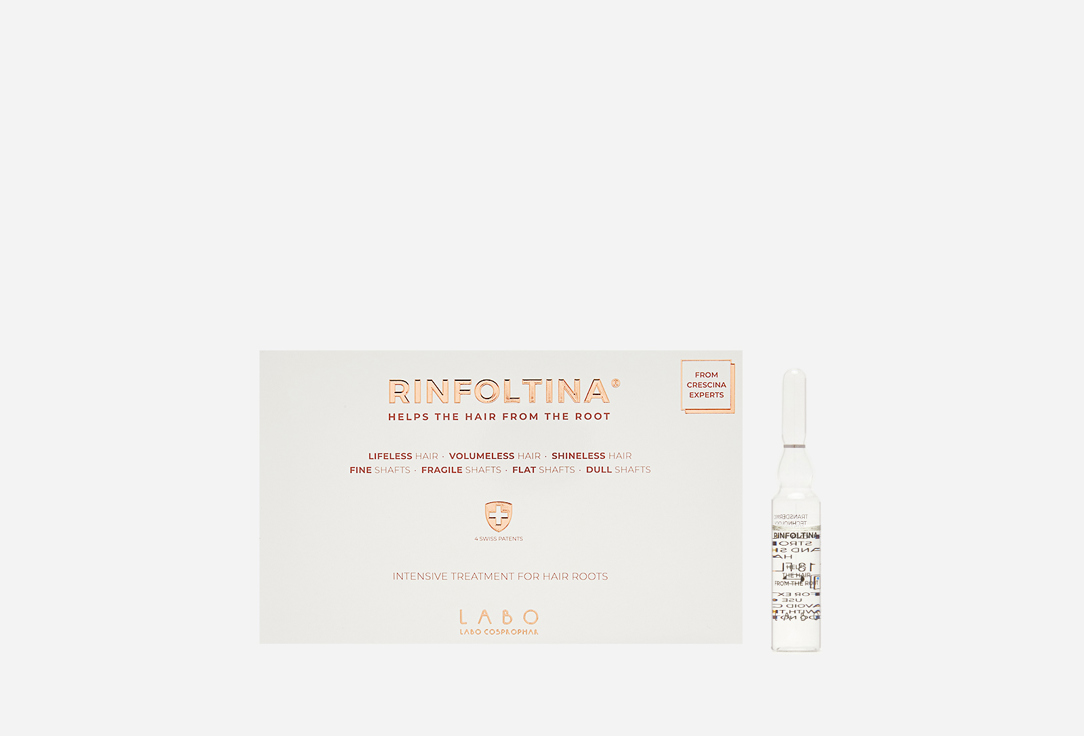 

Ампулы для укрепления волос CRESCINA, Rinfoltina 20 шт