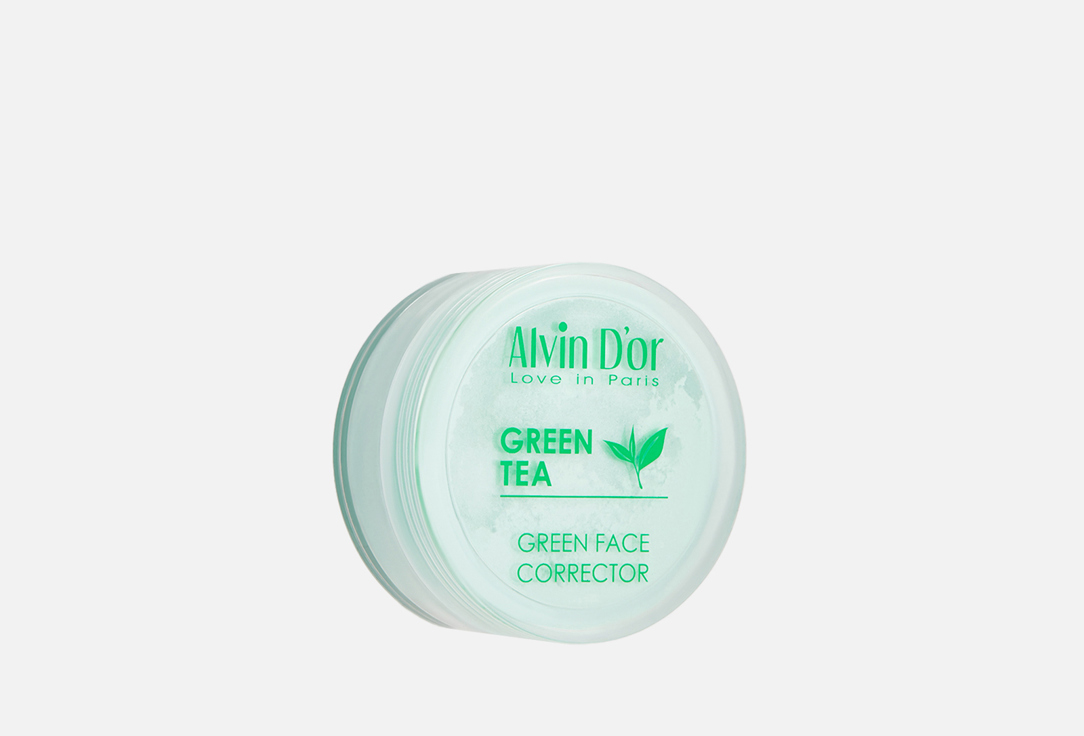 Изображение товара Рассыпчатый корректор для лица Alvin D'or Green Tea