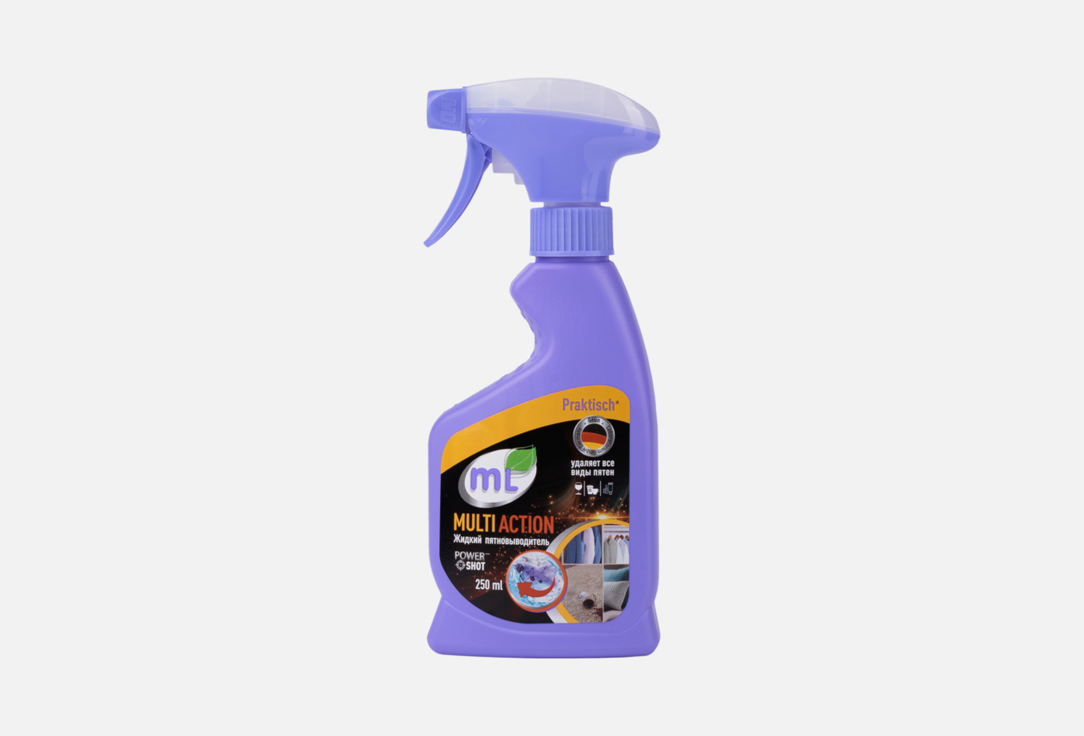 Отбеливатель и пятновыводитель ML Liquid Stain Remover 250 мл vanish fabric stain remover 500 ml