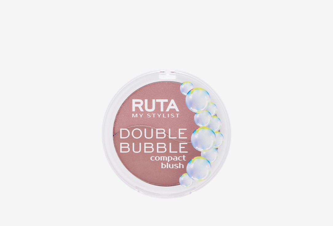 Румяна двойные компактные RUTA DOUBLE BUBBLE compact blush 9 мл шторки avs double bubble sh 108f l 150x80cm a07415s