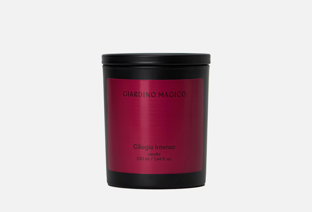 Изображение товара Ароматическая свеча Giardino Magico Ciliegia Intenso 220 мл для уюта и романтики