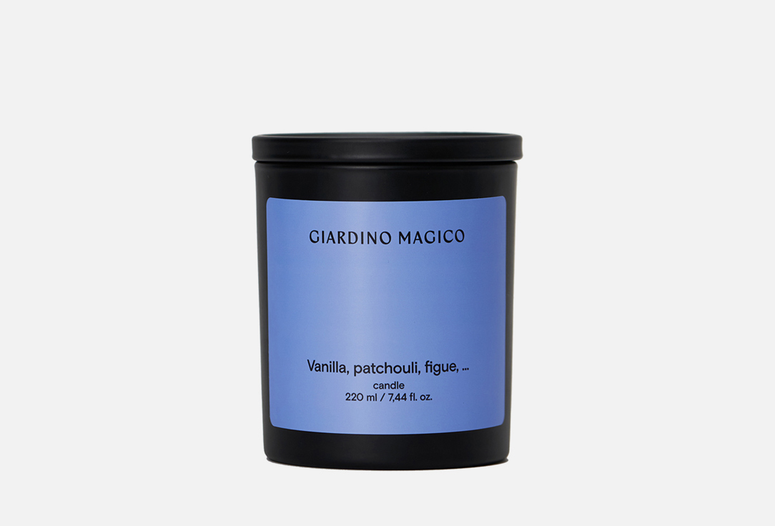 Парфюмированная свеча GIARDINO MAGICO Vanilla, patchouli, figue 