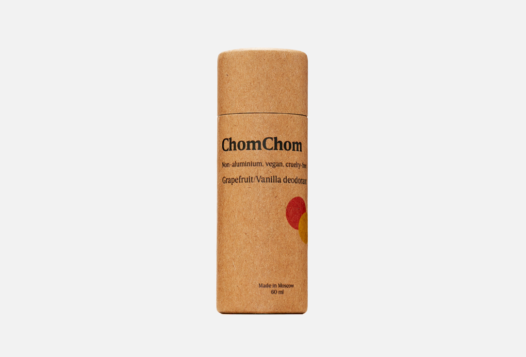 Дезодорант CHOM CHOM Grapefruit Vanilla 60 мл дезодоранты chom chom дезодорант пион