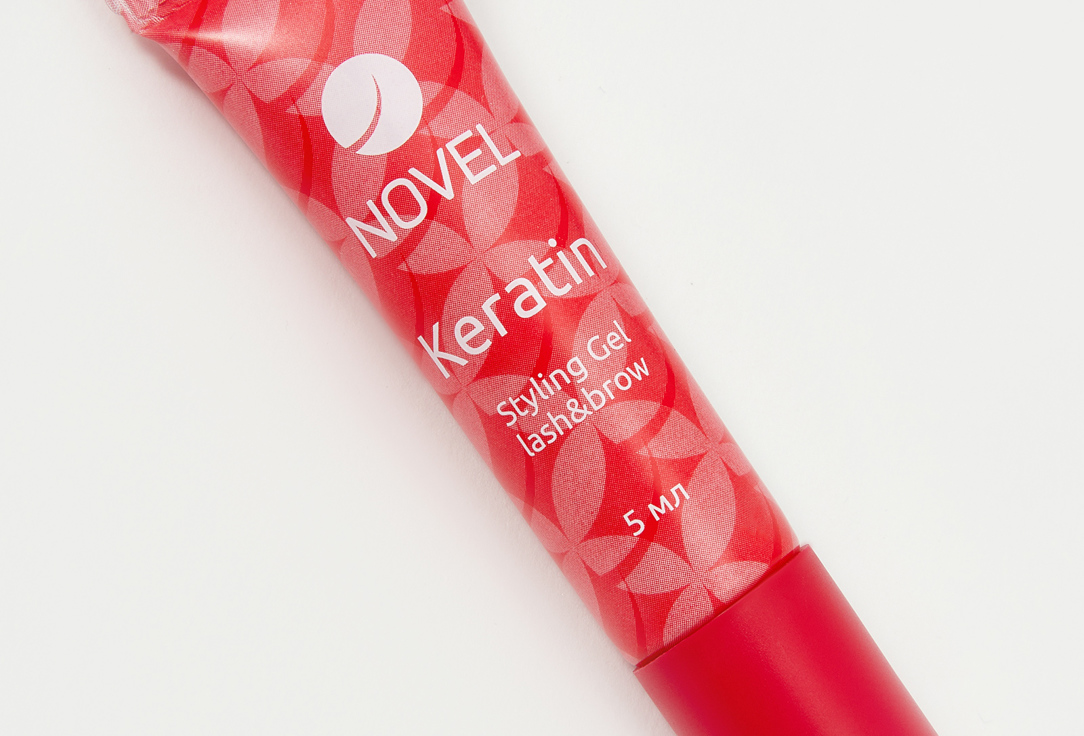 Гель для ухода за ламинированнием Novel Keratin styling gel lash&brow 