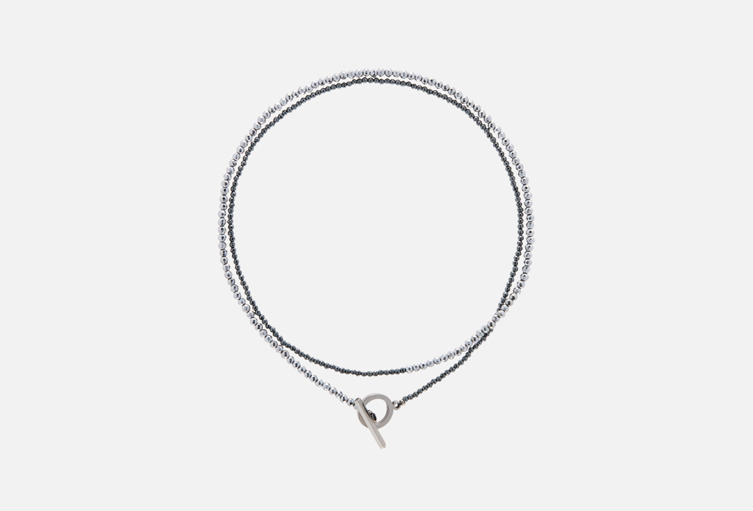 Колье-галстук из гематита MR&MRS WOLF Hematite 1 шт