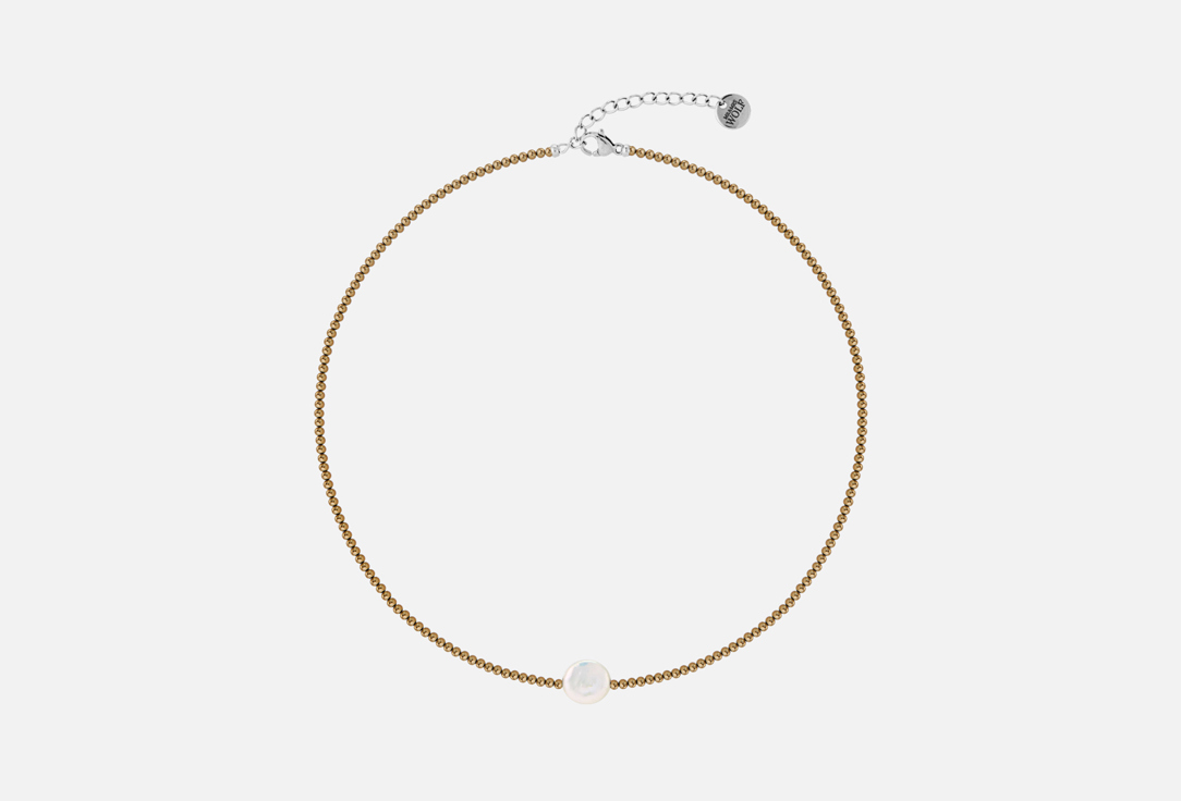 Изображение товара Колье с жемчужиной Mr&Mrs Wolf Golden hematite