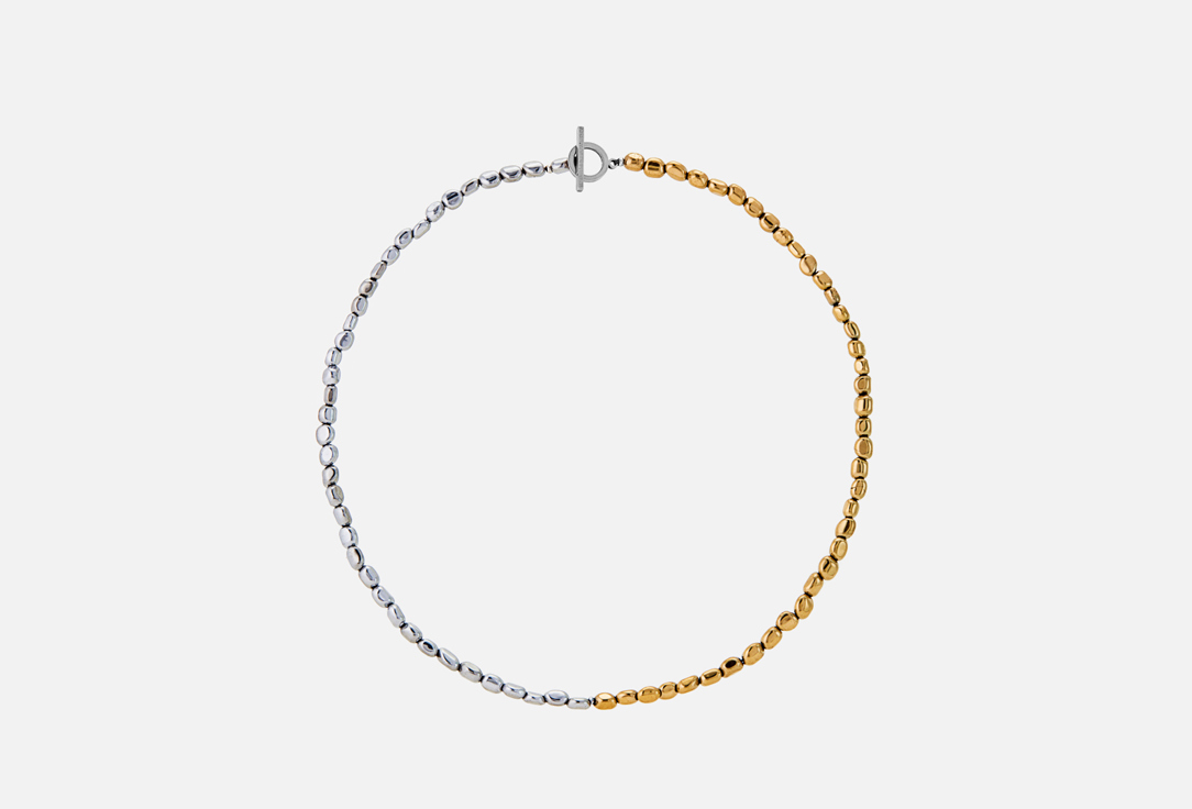 Изображение товара Колье из крупного гематита Mr&Mrs Wolf Necklace made of large hematite two-tone