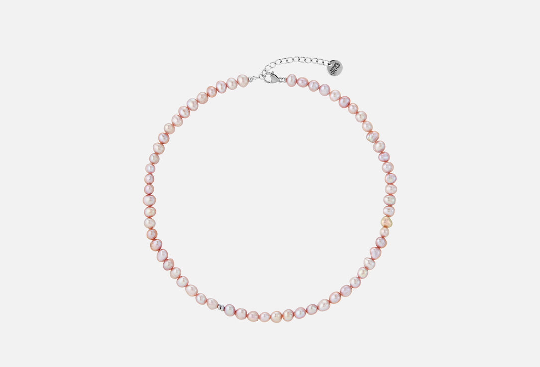 цена Колье из розового жемчуга MR&MRS WOLF Pink pearl necklace 1 шт
