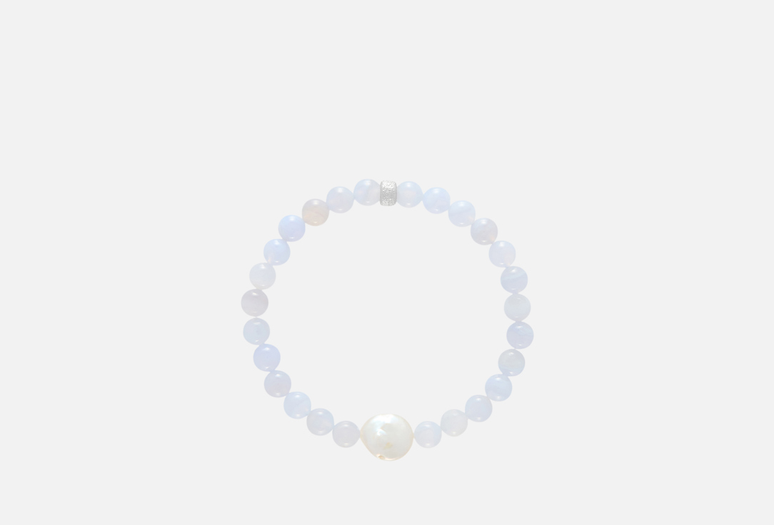 

Браслет из сапфирина MR&MRS WOLF, Sapphirine hand bracelet with pearl 1 шт