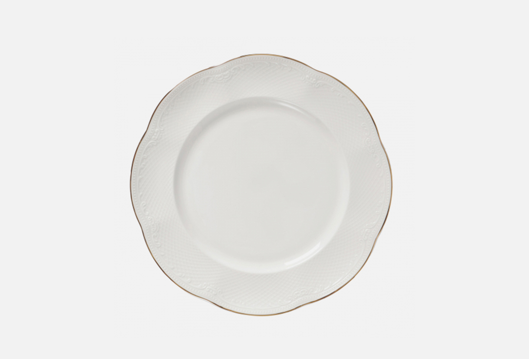 Тарелка PROFF CUISINE Aristocrat GOLD 18 cm 1 шт тарелка плоская proff cuisine aristocrat noble 30 cm 1 шт