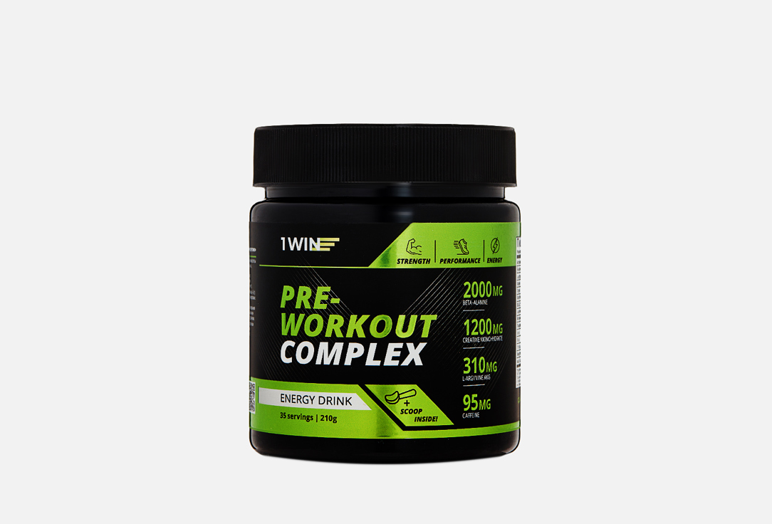 Изображение товара Предтренировочный комплекс 1WIN для повышения энергии и выносливости