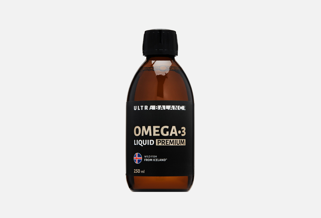 БАД для улучшения памяти и внимания ULTRABALANCE Liquid Premium Омега 3 в сиропе 250 мл бад для улучшения памяти и внимания доктор море омега 3 креветка 120 шт