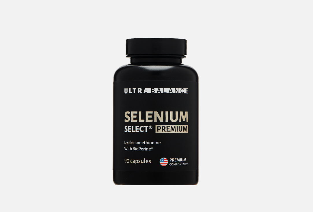 Бад для укрепления иммунитета ULTRABALANCE SELECT Premium Селениум 100 мкг в капсулах 90 шт бад для укрепления иммунитета ultrabalance premium железо хелат 30 мг в капсулах 90 шт