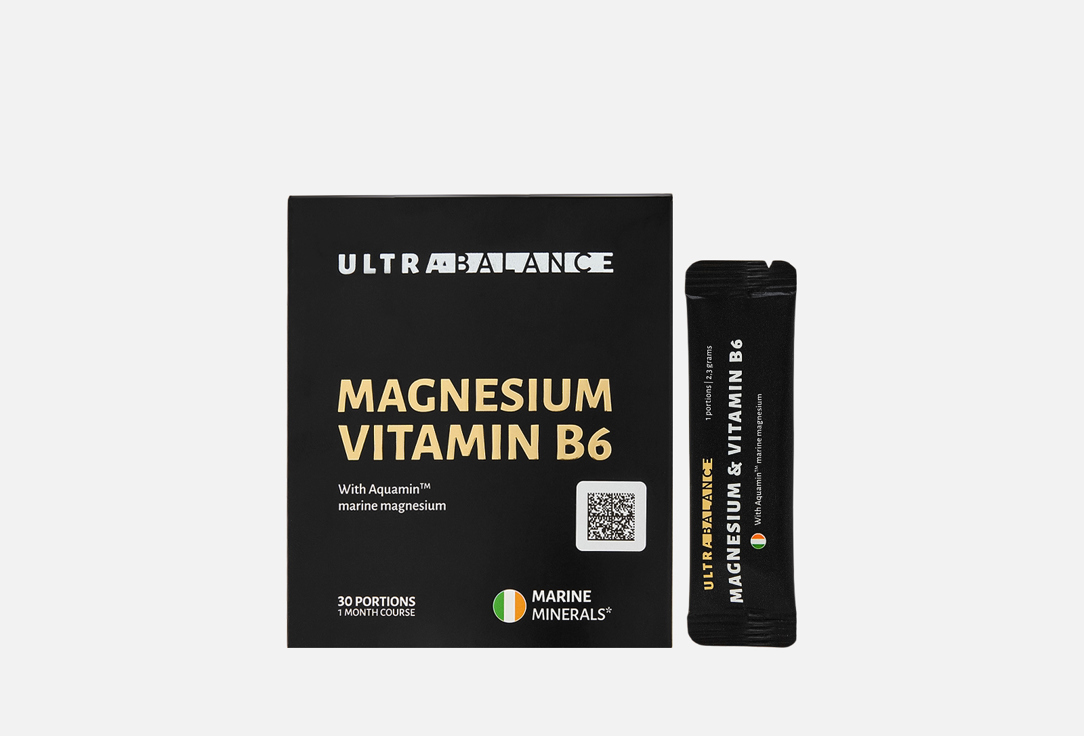 Изображение товара БАД для поддержки нервной системы UltraBalance премиум Магний и витамин B6 в саше