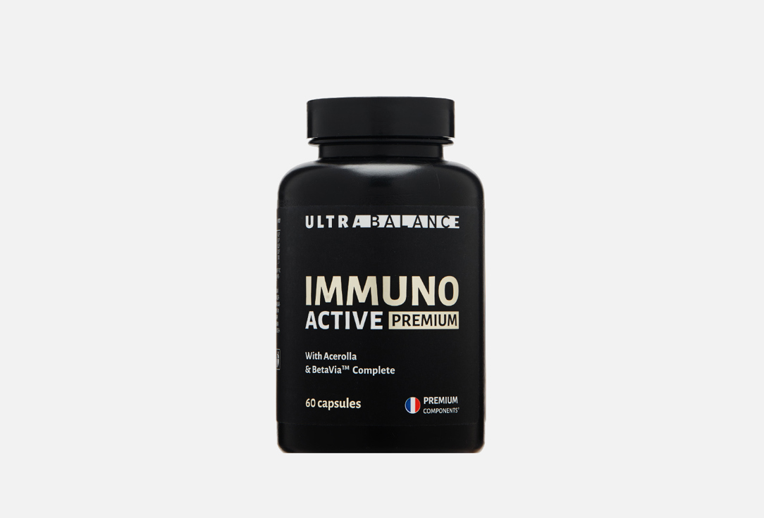 Бад для укрепления иммунитета UltraBalance Premium Селен 50 мг, цинка 12 мг, витамина С 250 мг в капсулах 