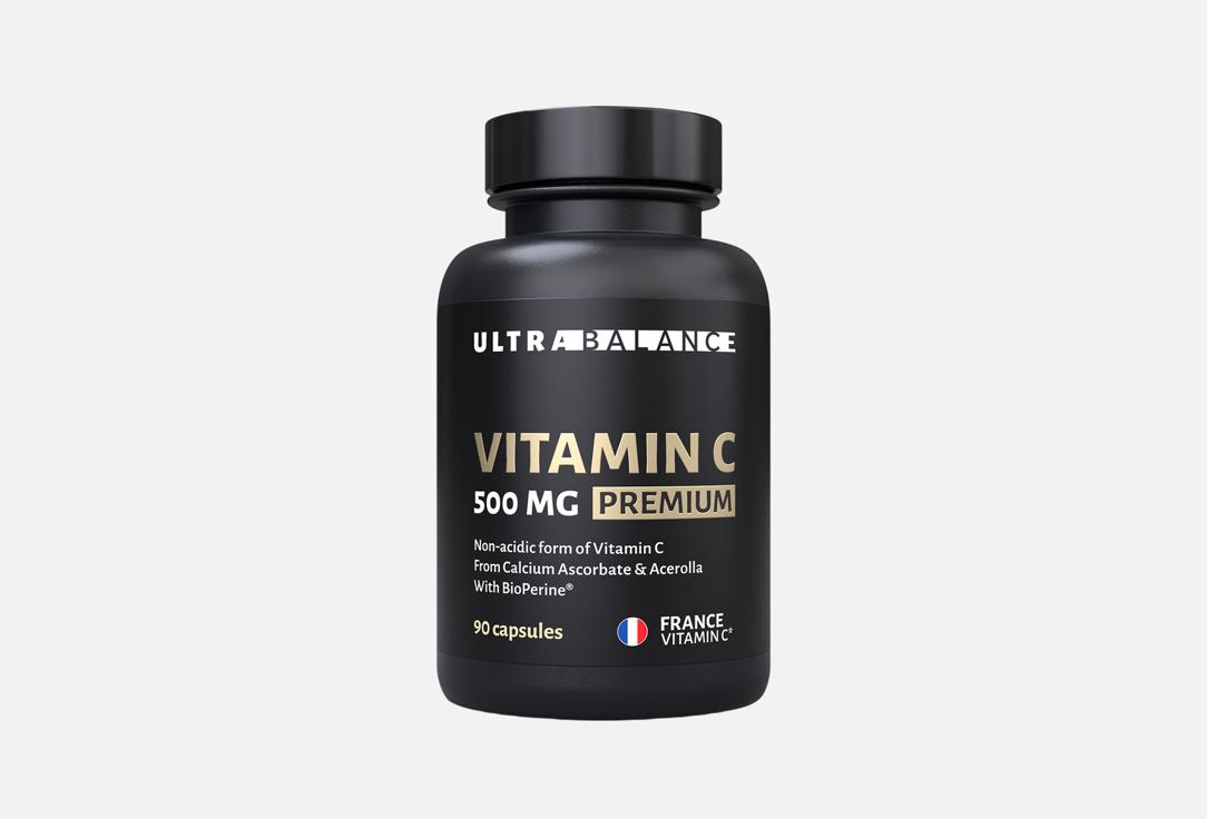 

Витамин C ULTRABALANCE, Премиум 500 мг в капсулах 90 шт