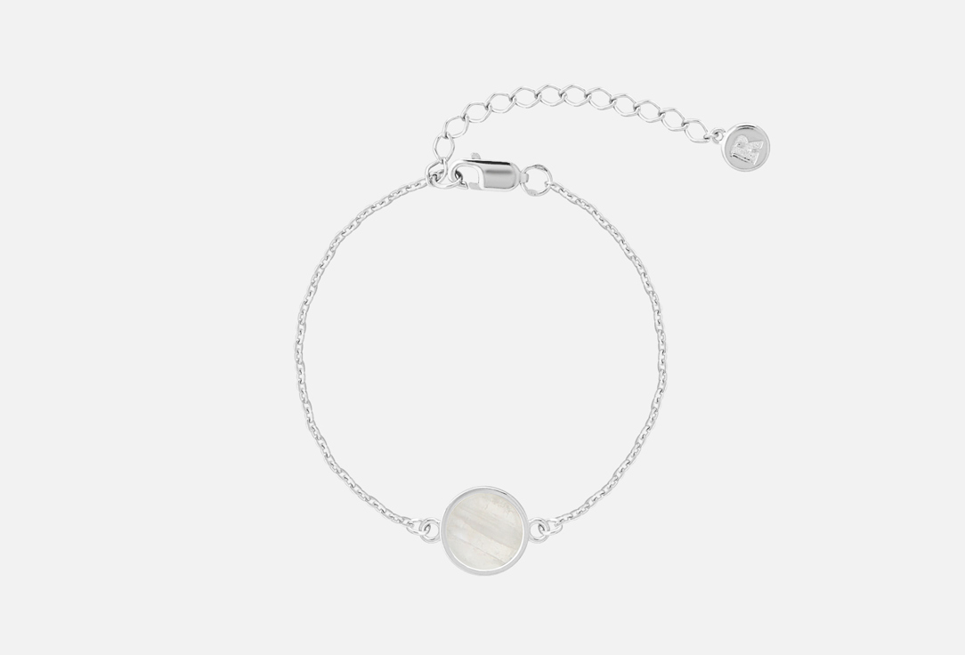 Браслет серебряный THE REASON Moon с лунным камнем 1 шт ожерелье женское с матовым лунным камнем narcissa