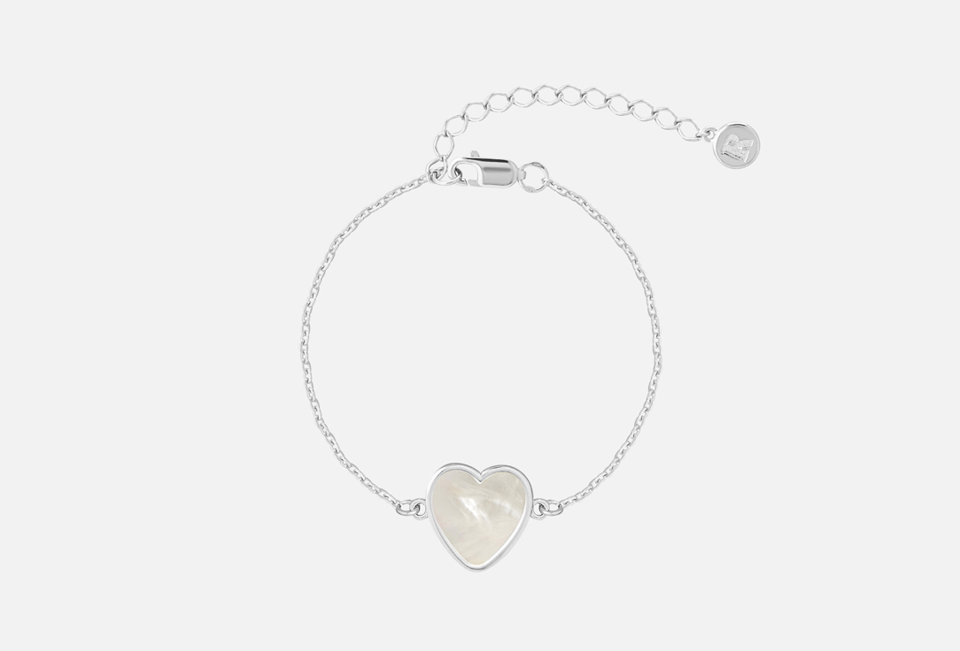 Изображение товара Браслет серебряный The Reason Сердце с перламутром