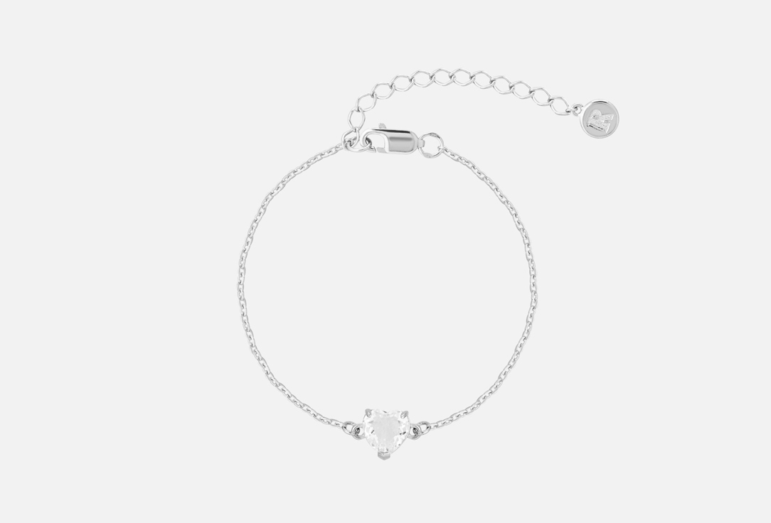 Изображение товара Браслет серебряный The Reason Сердце с горным хрусталем