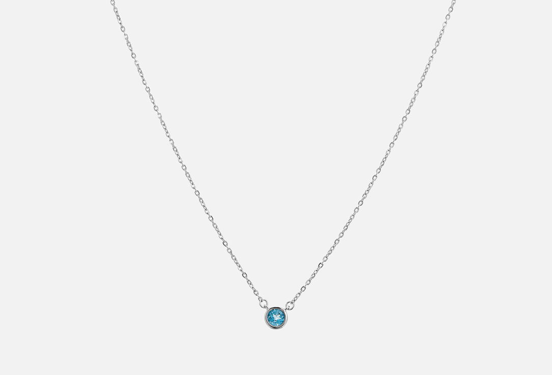 Изображение товара Колье серебряное The Reason Point с Swiss топазом