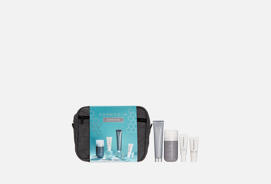 Подарочный набор для ухода за кожей COSMEDIX Harmonize skin set 6 шт набор для кожи с пигментацией cosmedix even skin tone kit