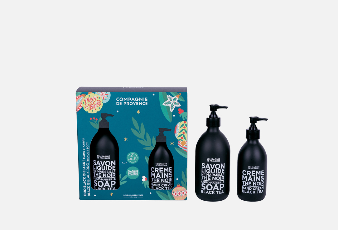 Изображение товара Подарочный набор COMPAGNIE DE PROVENCE black is black duo