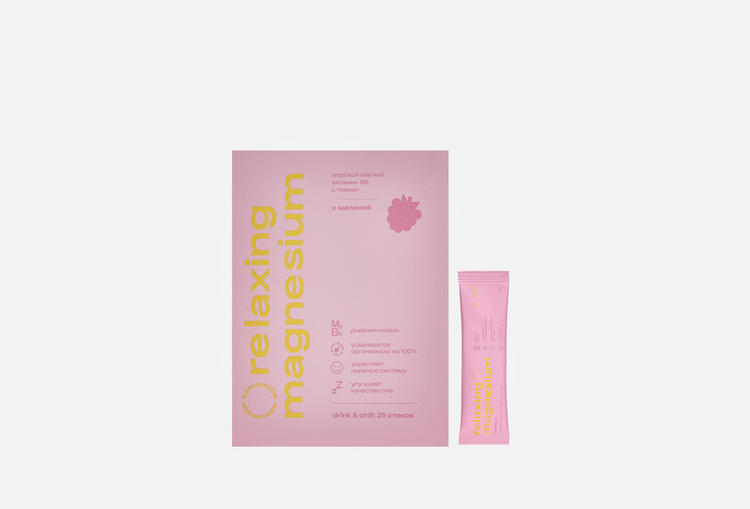 Изображение товара БАД для сохранения спокойствия Re-feel цитрат магния, витамин b6 в стиках