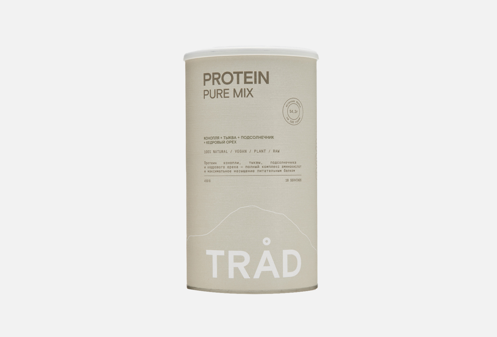 TRÅD Белковая смесь pure mix ТМ 450 г — купить, цена в Москве
