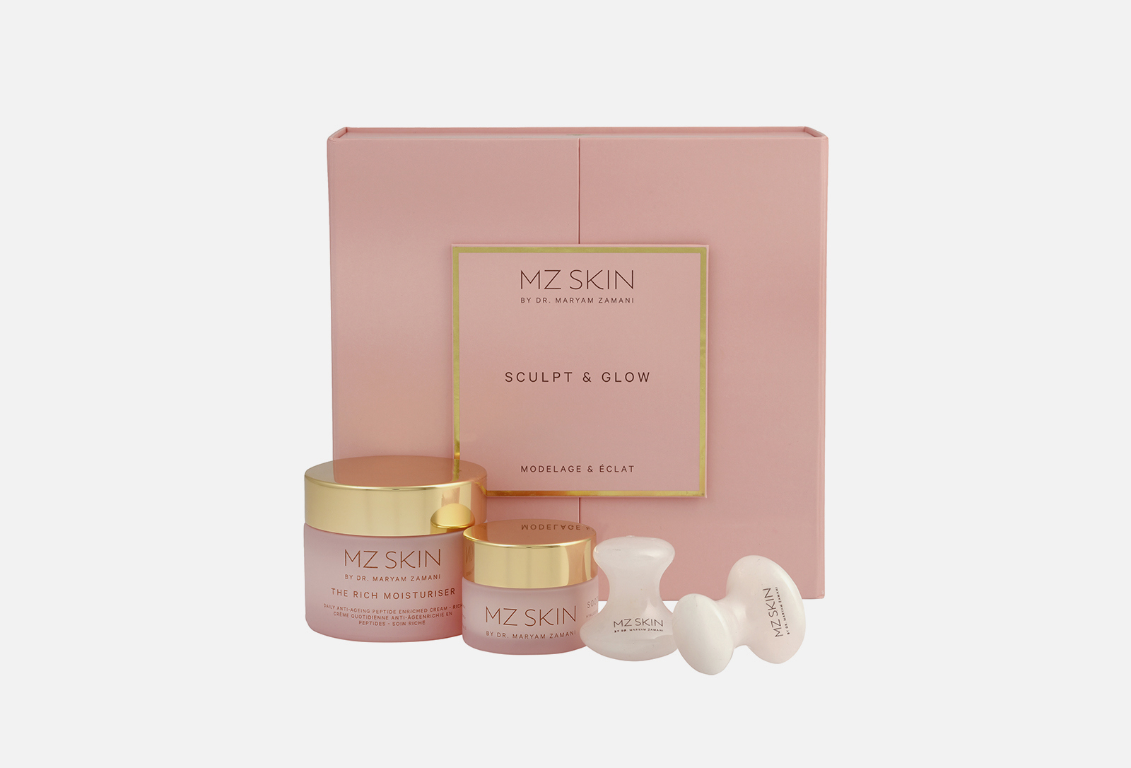 MZ SKIN Набор средств для скульптурирования лица SCULPT & GLOW 4 шт ...