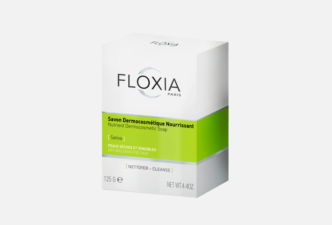 Мыло для тела и рук FLOXIA PARIS Nutrient dermocosmetic 125 г