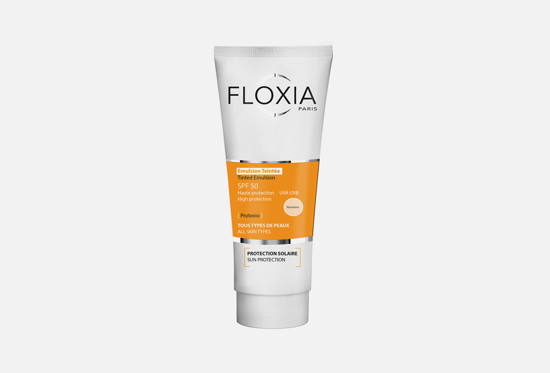 Изображение товара Матирующая эмульсия для лица SPF50 FLOXIA PARIS Porcelain tinted emulsion