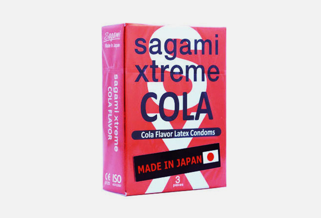 Презервативы с ароматом колы Sagami Xtreme Cola 