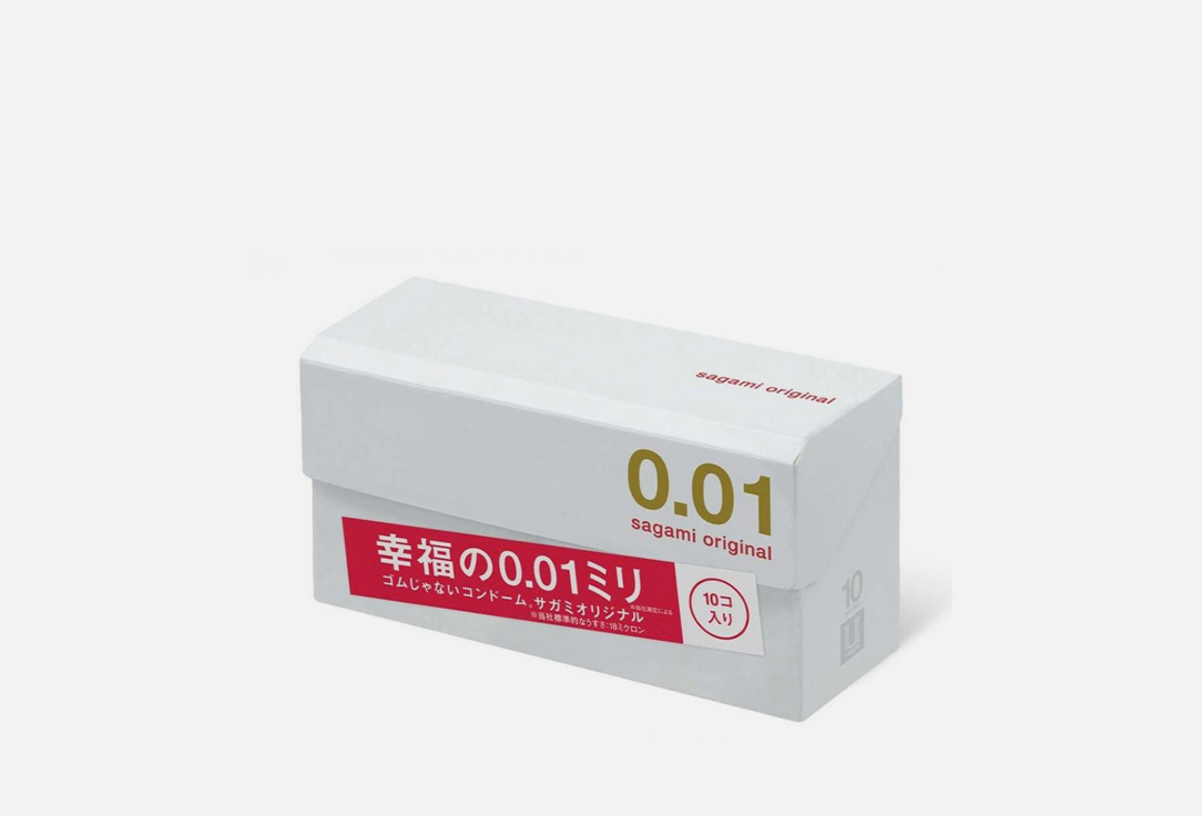 Изображение товара Полиуретановые презервативы Sagami Original 001 ультратонкие 10 шт