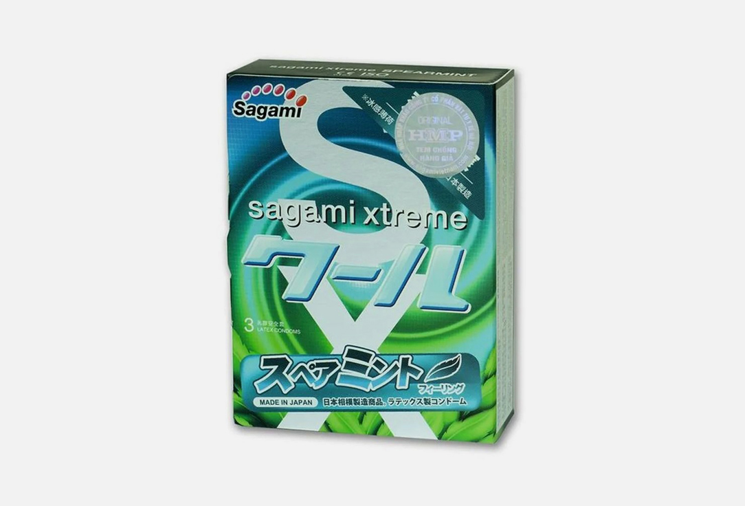 Презервативы с ароматом мяты Sagami Xtreme Mint 