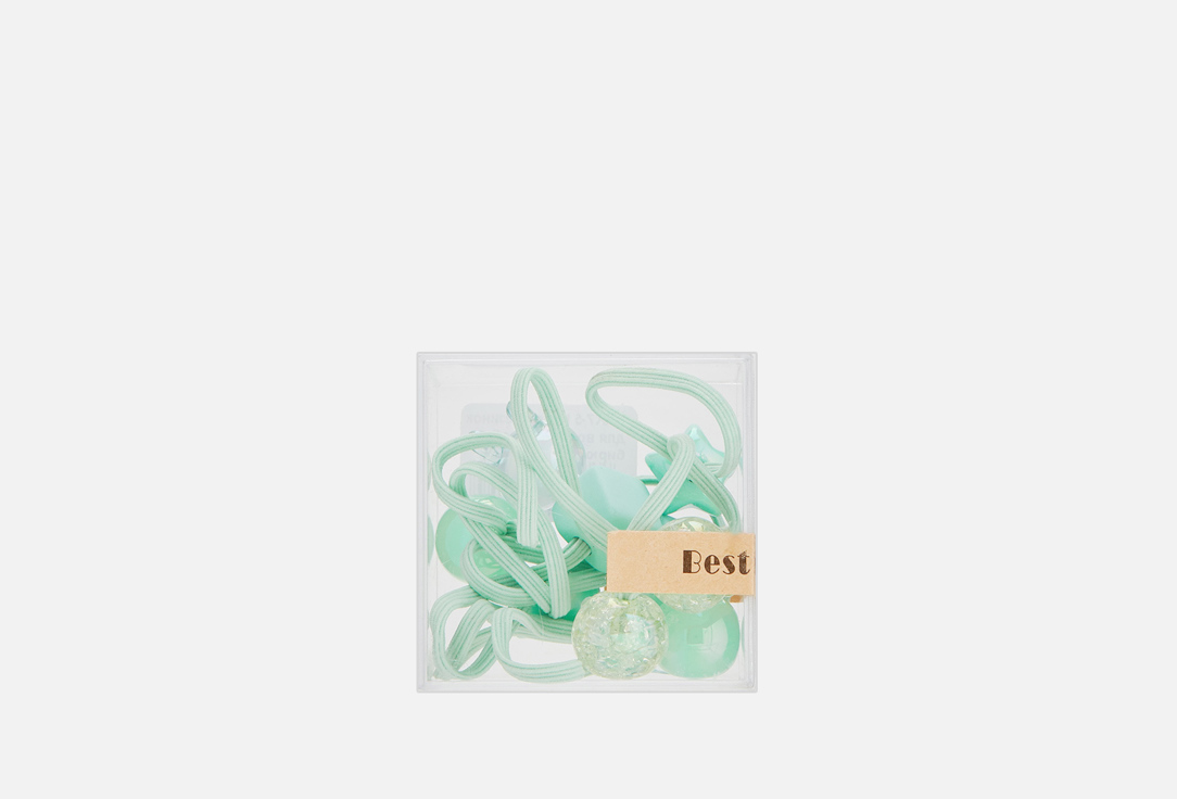 Набор резинок для волос TAIS Turquoise 10 шт цена и фото