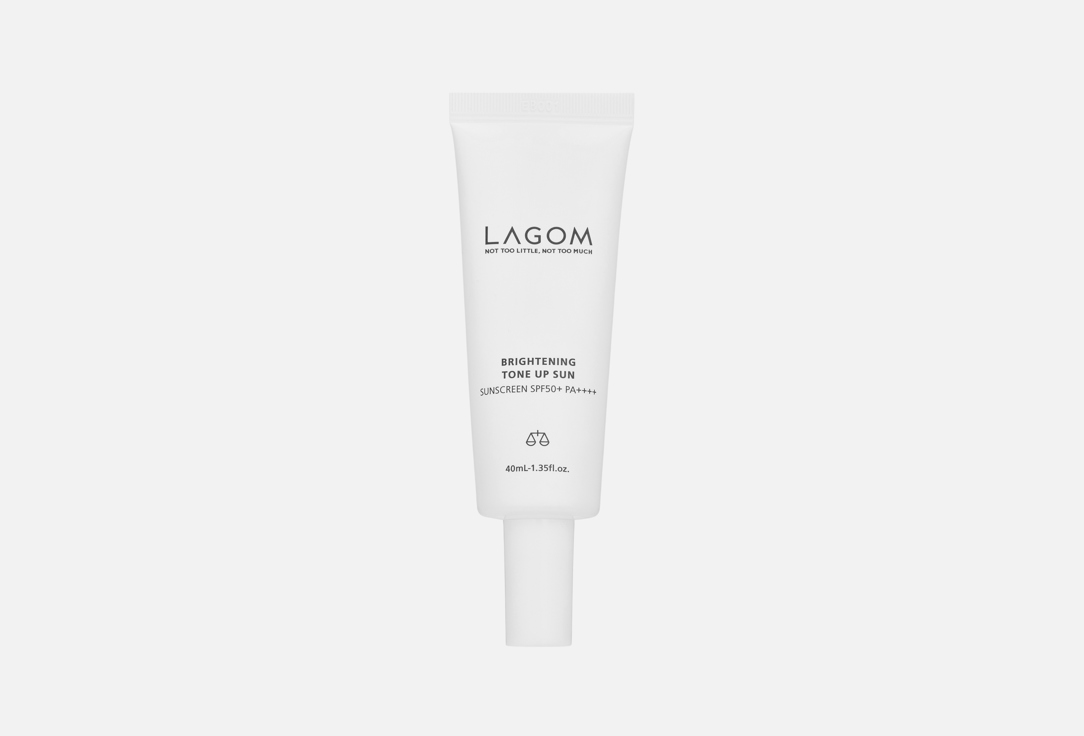 

Солнцезащитный крем SPF 50+ PA++++ LAGOM, Brightening 40 мл