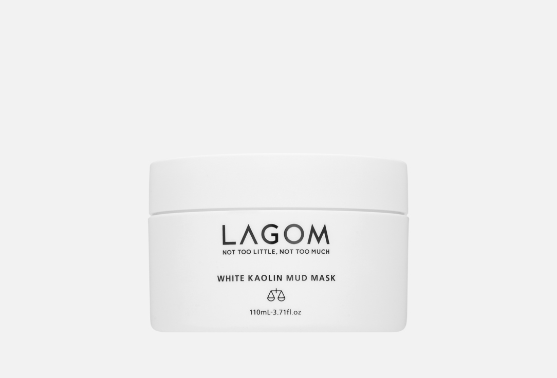 

Маска для лица LAGOM, WHITE KAOLIN MUD 110 мл