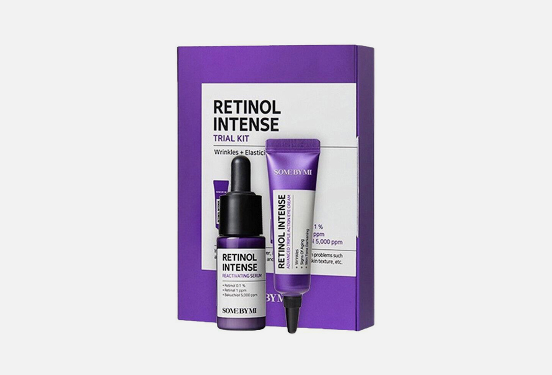 some by mi retinol intense reactivating serum Набор: крем для кожи вокруг глаз + сыворотка для лица SOME BY MI RETINOL INTENSE 2 шт